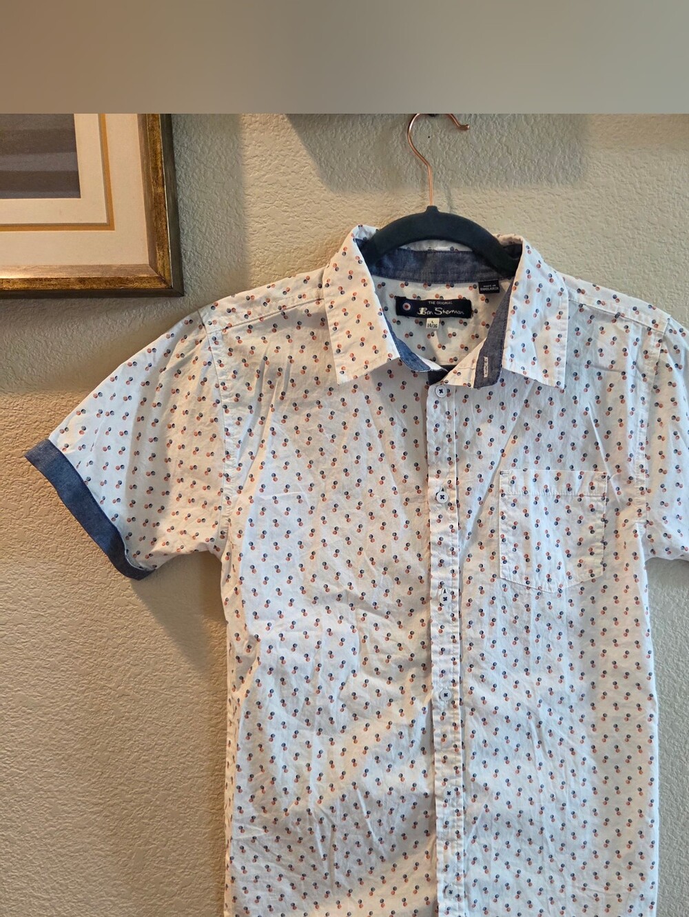 Ben Sherman boys' button-up shirt, Size 14-16
